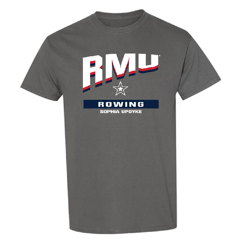 Robert Morris - NCAA Women's Rowing : Sophia Updyke - Classic Fashion Shersey T-Shirt-- Cotton Fabric Linen Fabric Terry Fabric Robert Morris - NCAA Women's Rowing : Sophia Updyke - Classic Fashion Shersey T-Shirt-- Cotton Fabric Linen Fabric Terry Fabric