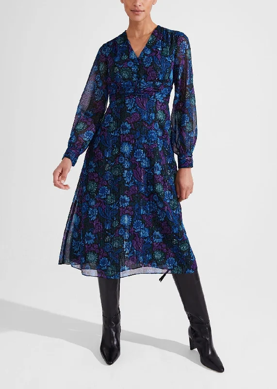 Saffron Dress 0223/5007/9845l00 Black-Multi Tunics New arrival
