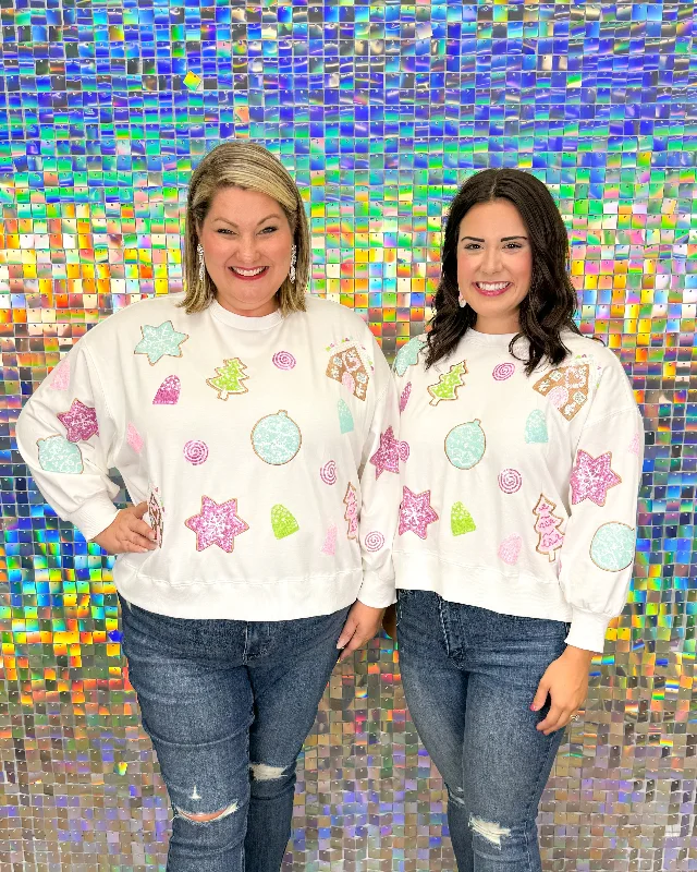 Millie Sweatshirt Gingerbread Hoodie with Turtle Neck Cozy Winter