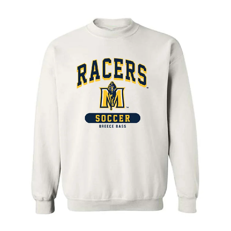 Murray State - NCAA Women's Soccer : Breece Bass - Classic Fashion Shersey Crewneck Sweatshirt Hoodie with Batwing Sleeves Loose Dramatic Murray State - NCAA Women's Soccer : Breece Bass - Classic Fashion Shersey Crewneck Sweatshirt Hoodie with Batwing Sleeves Loose Dramatic