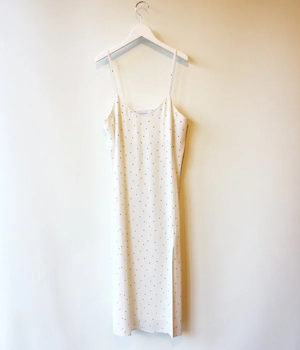 PHEENY/RAYON DOT CAMISOLE DRESS (IVORY) Tunics Spring floral