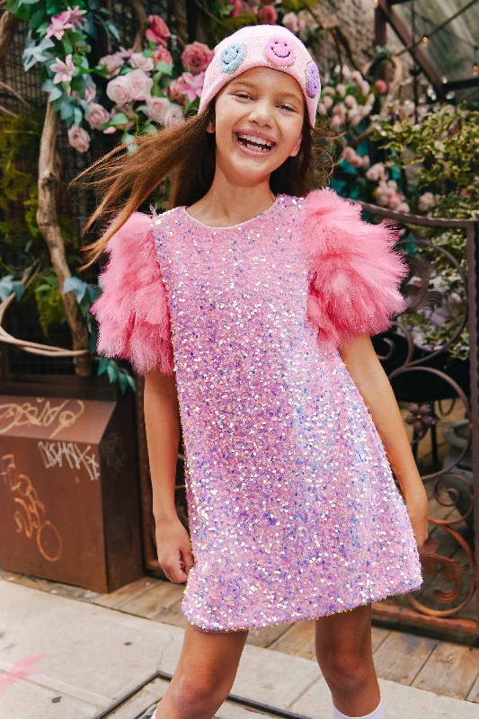 Rose Feather Party Dress Tunics Stylish elegant