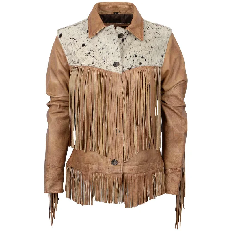STS Ranchwear Women's Frontier Cowhide Jacket Denim Fabric Leather Fabric Suede Fabric STS Ranchwear Women's Frontier Cowhide Jacket Denim Fabric Leather Fabric Suede Fabric