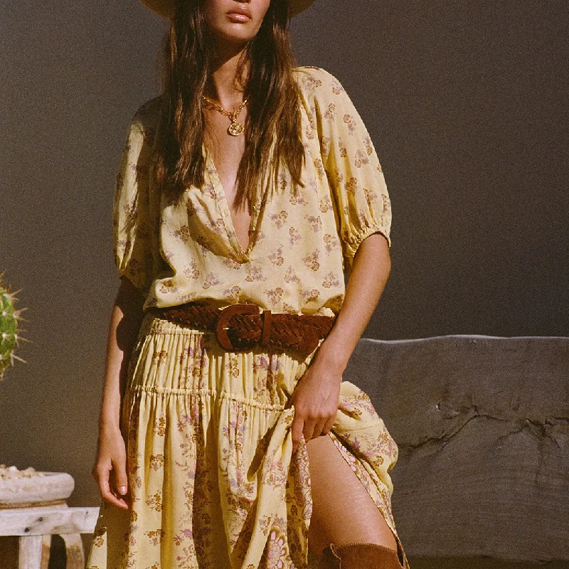 Rebel Spirit Tassel Maxi Skirt wool skirt warm