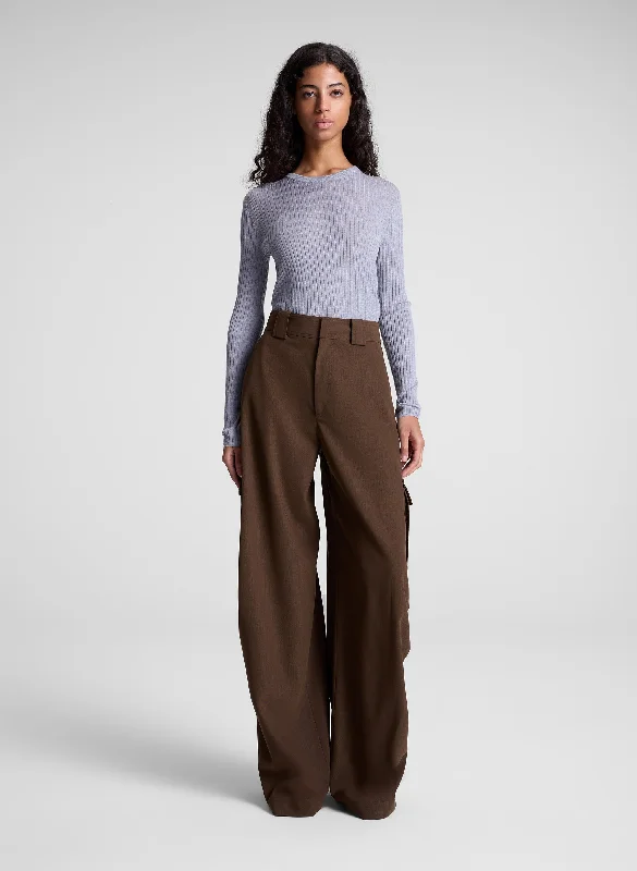 Brie Cargo Pant Formal Linen Trousers