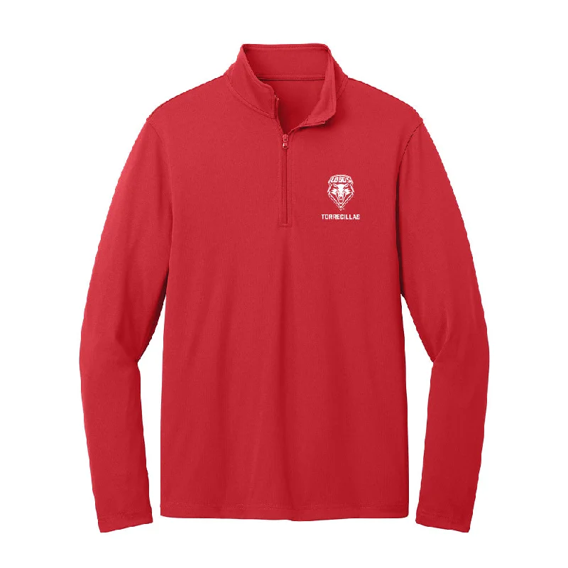 New Mexico - NCAA Women's Cross Country : Mia Torrecillas - Lightweight Quarter Zip Jacket Anorak Shell Jacket Lightweight Jacket New Mexico - NCAA Women's Cross Country : Mia Torrecillas - Lightweight Quarter Zip Jacket Anorak Shell Jacket Lightweight Jacket