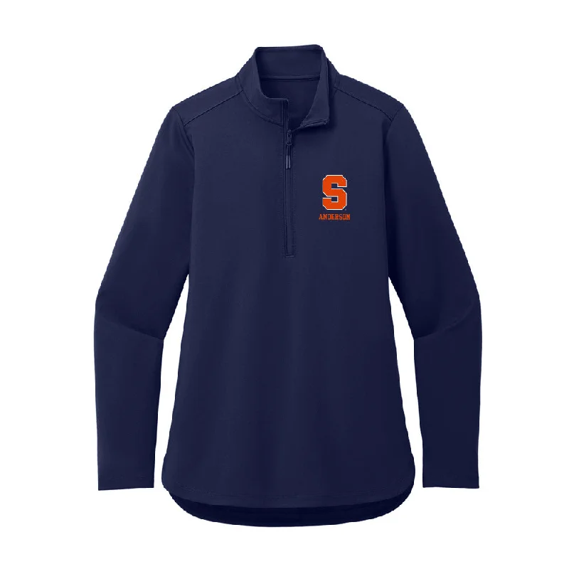 Syracuse - NCAA Women's Cross Country : Selma Anderson - Women's Premium Quarter Zip Jacket Cardigan Sweater Pullover Syracuse - NCAA Women's Cross Country : Selma Anderson - Women's Premium Quarter Zip Jacket Cardigan Sweater Pullover