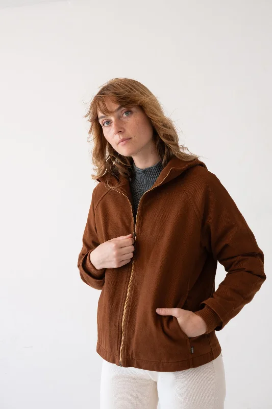 Turina Jacket Organic Cotton in Terracotta V-Neck Jacket Boat Neck Jacket Square Neck Jacket Turina Jacket Organic Cotton in Terracotta V-Neck Jacket Boat Neck Jacket Square Neck Jacket