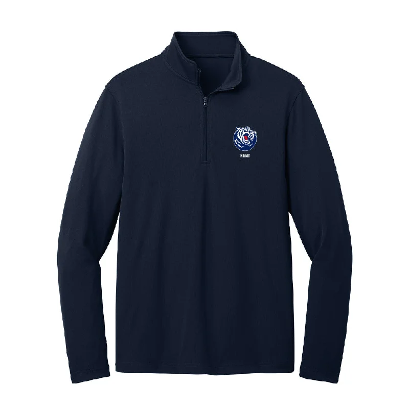Belmont - NCAA Women's Cross Country : Callie Kent - Lightweight Quarter Zip Jacket Embroidered Jacket Appliqued Jacket Beaded Jacket Belmont - NCAA Women's Cross Country : Callie Kent - Lightweight Quarter Zip Jacket Embroidered Jacket Appliqued Jacket Beaded Jacket