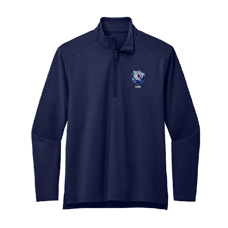 Belmont - NCAA Women's Cross Country : Callie Kent - Premium Quarter Zip Jacket Trench Coat Raincoat Waterproof Jacket Belmont - NCAA Women's Cross Country : Callie Kent - Premium Quarter Zip Jacket Trench Coat Raincoat Waterproof Jacket