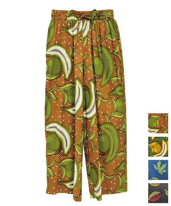 African Print Easy Pants 25S704 [Expected to arrive in stock around March]. Cozy Lounge Pants